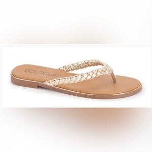 Corkys Pigtail Sandals - Gold
Size 9